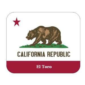  US State Flag   El Toro, California (CA) Mouse Pad 