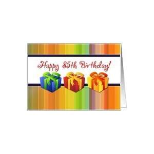  Happy 85th Birthday   Colorful Gifts Card Toys & Games
