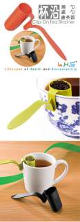 Clip On Loose Tea Strainer Steeper Teaspoon Infuser  
