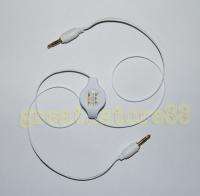 Car Retractable 3.5mm AUX Music Cable For apple itouch ipod iPhone 4G 