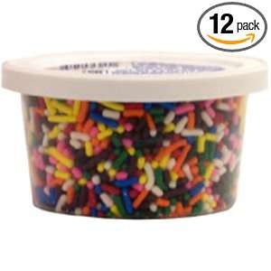 Cake Mate Rainbow Decors, 2.5 Ounce Cups(Pack of 12)  