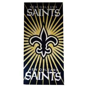    Saints Beach Towel   MLB New Orleans Beach Towel Toys & Games