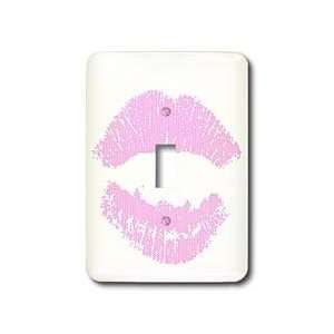 Patricia Sanders Creations   Dotted Pink Lips  Big Kiss  Art   Light 