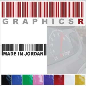   Decal Graphic   Barcode UPC Pride Patriot Made In Jordan A414   Pink
