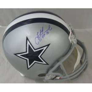 Troy Aikman Autographed/Hand Signed Dallas Cowboys Full Size Deluxe 