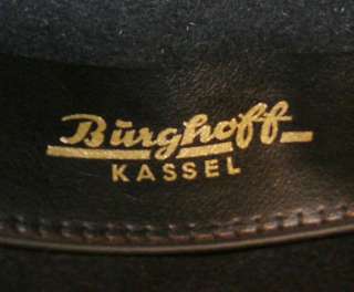 MAYSER BLACK GERMAN WOOL Suit Jacket Gangster HAT 56 S  