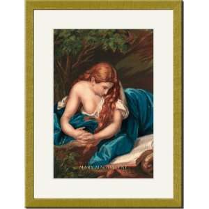    Gold Framed/Matted Print 17x23, Mary Magdalen