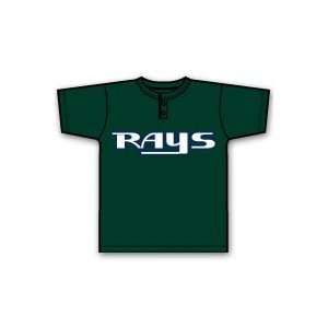  Devil Rays Baseball Uniform Placket Jersey Sports 