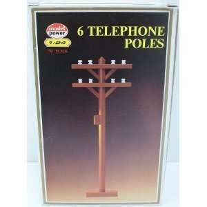    Model Power 986 1 G Scale Telephone Poles (6) Toys & Games