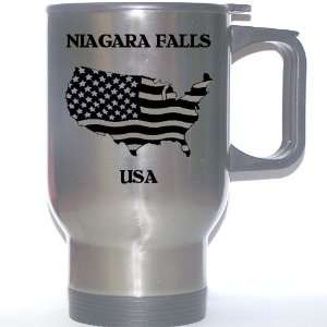  US Flag   Niagara Falls, New York (NY) Stainless Steel Mug 