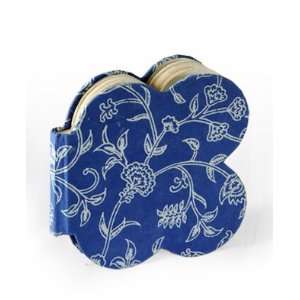 com Grehom Notebook   Butterfly Blue Flower; Handmade using recycled 