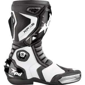  Spidi Sport S.R.L. XP 3 Boots, Black/White, Size 10 S55 