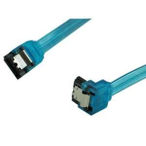  OKGear 24 inch SATA 3.0 cable,straight to right angle,UV 
