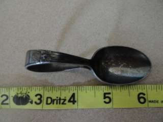 Vintage 1847 Rogers Bros Silverplate Baby Youth Spoon Curved Handle 