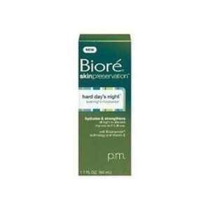  New   Biore Hard Days Night Overnight Moisturizer   1.7 