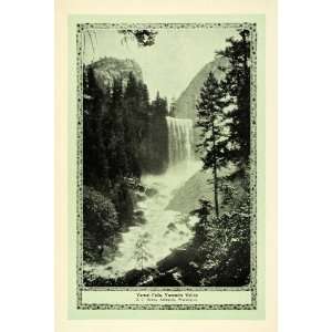  1907 Print Vernal Falls Yosemite National Park CA 