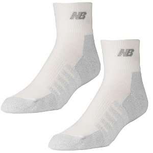  New Balance Q2 Coolmax Tennis Socks (2 Pack) White Sports 