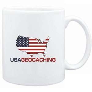  Mug White  USA Geocaching / MAP  Sports Sports 