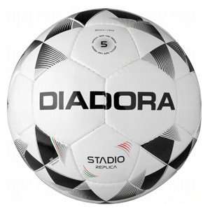  Diadora Stadio R NFHS Training Ball White/Black/3 Sports 