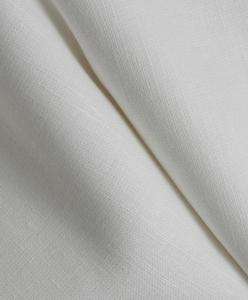 WHITE LINEN FABRIC 100% PURE MEDIUM WEIGHT NEW BY THE YARD NATURAL 