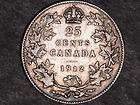 canada 1912 25 cents silver h71 