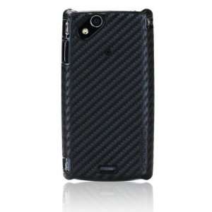  Tunewear CarbonLook for Xperia Arc   Black Cell Phones 