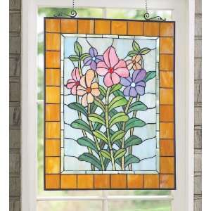  Floral Glass Panel