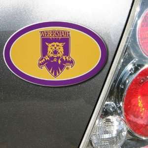 NCAA Weber State Wildcats Oval Magnet 