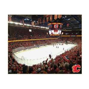    NHL Calgary Flames Arena 22x28 Canvas Art