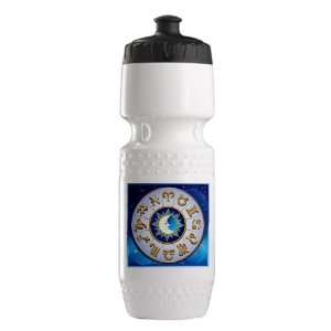  Trek Water Bottle White Blk Zodiac Astrology Wheel 