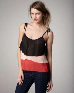 Scoop Neckline Polyester Tank  