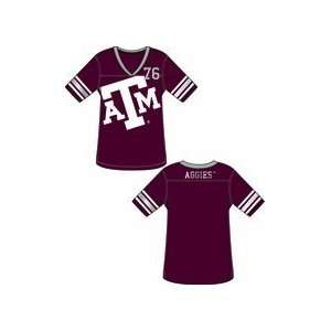  Texas A&M Aggies Ladies Color Jersey Tunic / Shirt 