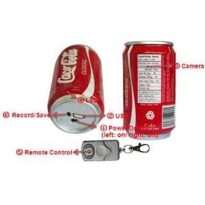  Mini Gadgets CanCamera DVR recording Within a Soda Can 