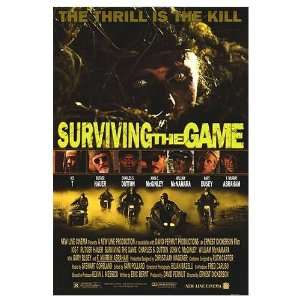  Surviving The Game Original Movie Poster, 27 x 40 (1994 