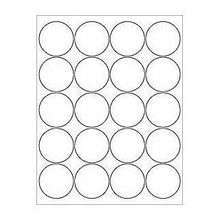  (6 SHEETS) 120   2x2 Square White Stickers for Inkjet 