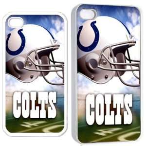  colts iPhone Hard 4s Case White Cell Phones & Accessories