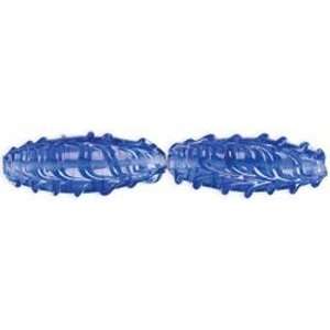   Serenity Twisted Oval Glass Beads 33x13mm, 6/Pkg Blue