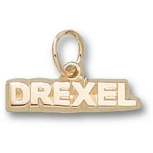   Drexel Dragons 1/8 Drexel Charm   10KT Gold Jewelry Sports