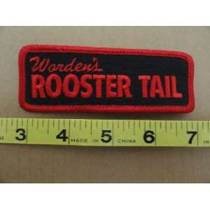  Wardens Rooster Tail Patch 