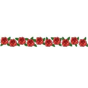  Band Of Roses Arm Band Temporary Tattoo 1.5x9 Beauty