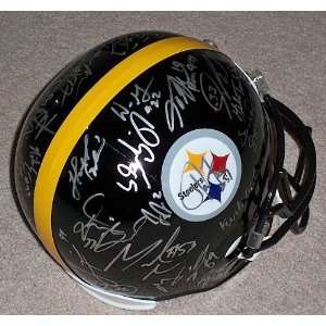  2011 PITTSBURGH STEELERS TEAM SIGNED AUTOGRAPHED FULL SIZE 