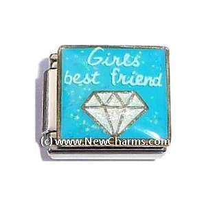    Girls Best Friend Italian Charm Bracelet Jewelry Link Jewelry