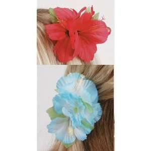  Hawaiian Flower Hair Piece (12 Pack) 
