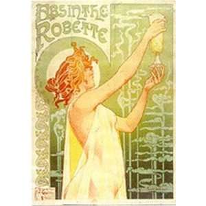  Absinthe Robette (Card) Poster Print