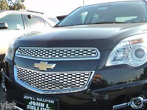 2012 EQUINOX LTZ GRILL TRIM 12 OVERLAY CHROME GRILLE COVER   OEM LOOK 