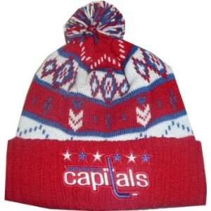 WASHINGTON CAPITALS NHL Winter Classic ALTERNATE Cuffed W/Pom Knit Hat 