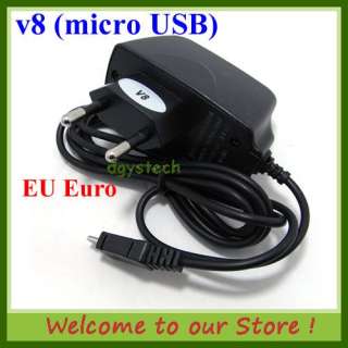 micro USB EU Travel Charger for Samsung Galaxy S i9000 Galaxy S2 i9100 