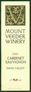 Mount Veeder Winery Cabernet Sauvignon 2003 