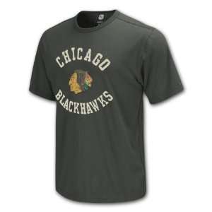   Chicago Blackhawks Vintage Applique Jersey Tshirt