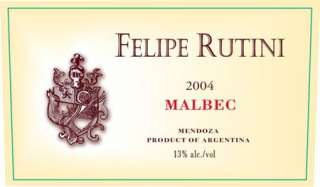 Felipe Rutini Malbec 2004 